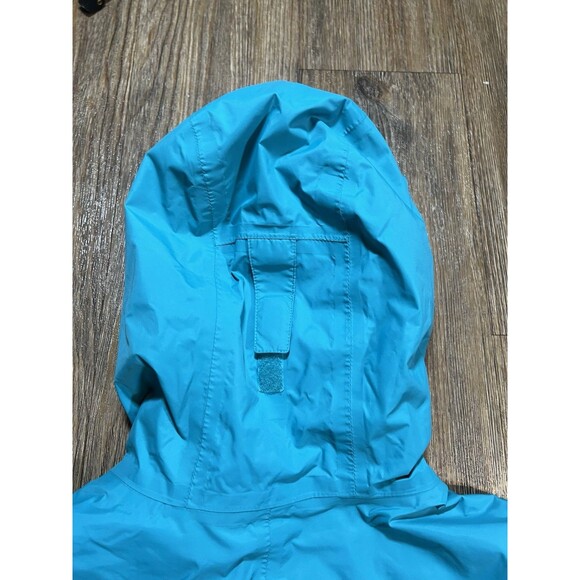 Mountain Hardwear Women's Rain Jacket Large Blue Dry Q Full Zip Hooded - Picture 11 of 13